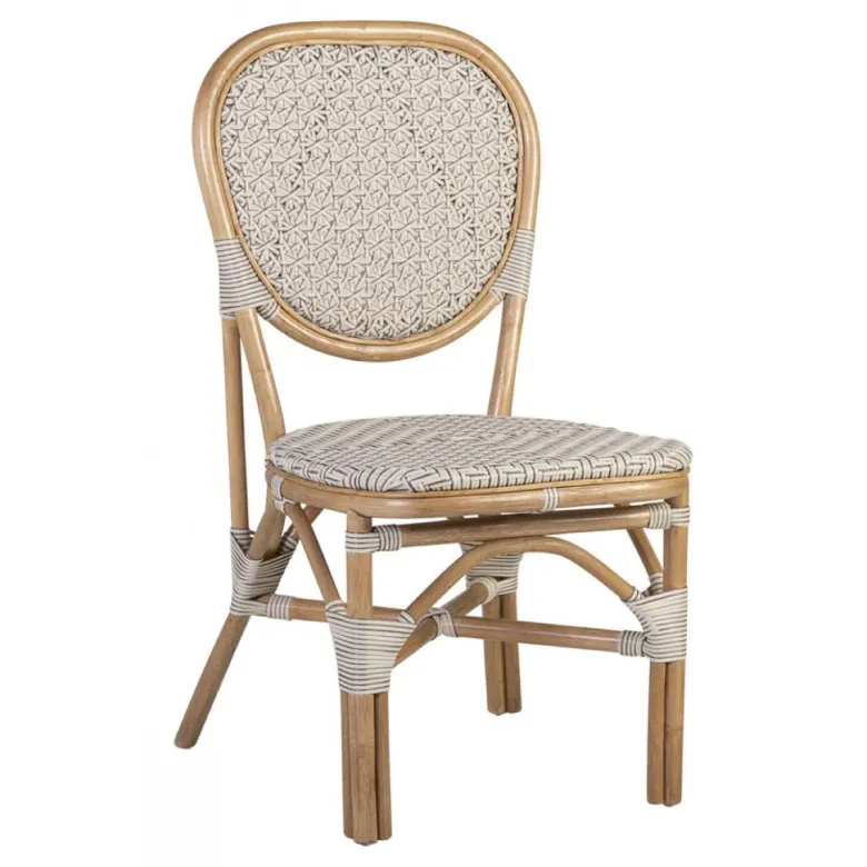 Chaise rotin rotin marron - décoration