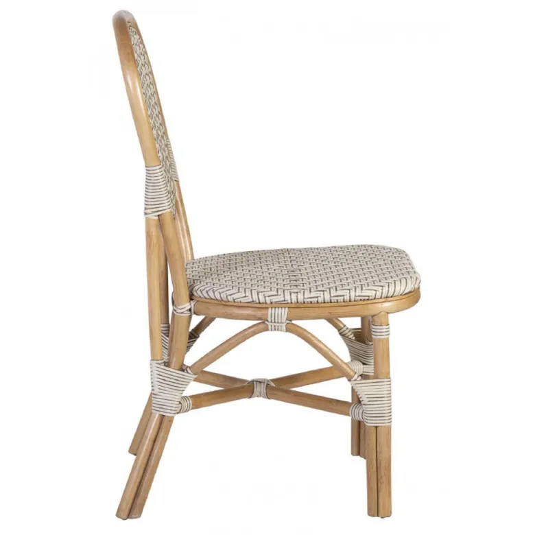Chaise rotin rotin marron - décoration