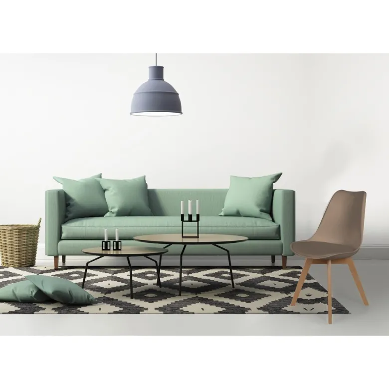 Chaise scandinave taupe