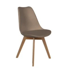 Chaise scandinave taupe