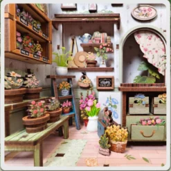 Champs-élysées florist - maquette booknook serre-livre