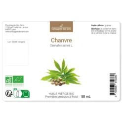 Chanvre - huile végétale bio 50ml