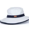 Chapeau mixte bord 10cm certifié anti-uv upf50+ et anti-chaleur marine 55/57