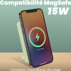 Chargeur magnétique nomade 10 000mAh