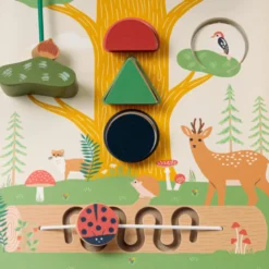Chariot de marche multi-activités bois