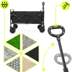 Chariot de transport pliable HyperMotion 80 L