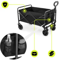 Chariot de transport pliable HyperMotion 80 L
