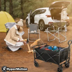 Chariot de transport pliable HyperMotion 80 L
