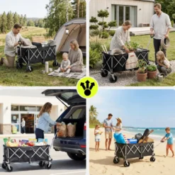 Chariot de transport pliable HyperMotion XXL 250 L
