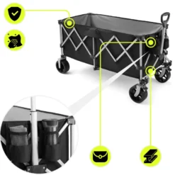 Chariot de transport pliable HyperMotion XXL 250 L