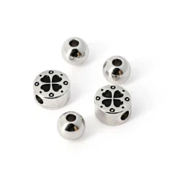 Charms 5 perles trèfle