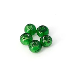 Charms perles verre vert