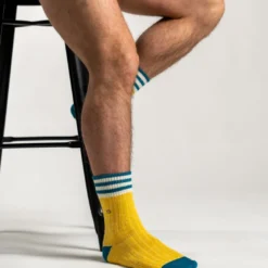 Chaussettes en coton épais cambridge