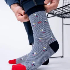 Chaussettes à motifs animaux goéland