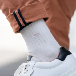 Chaussettes retro chinée