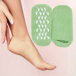 Chaussettes spa hydratantes vertes