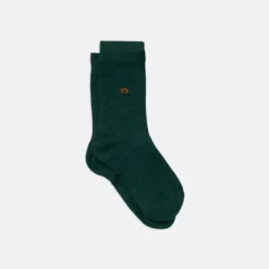 Chaussettes unies vert anglais