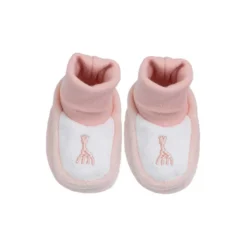 Chaussons bébé rose 0