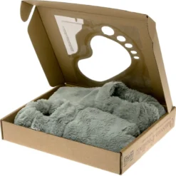 Chaussons chauffants gris