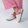 Chaussons en sherpa violet t38-39
