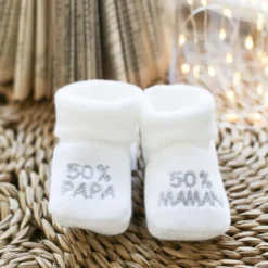 Chaussons naissance - message : 50% mam
