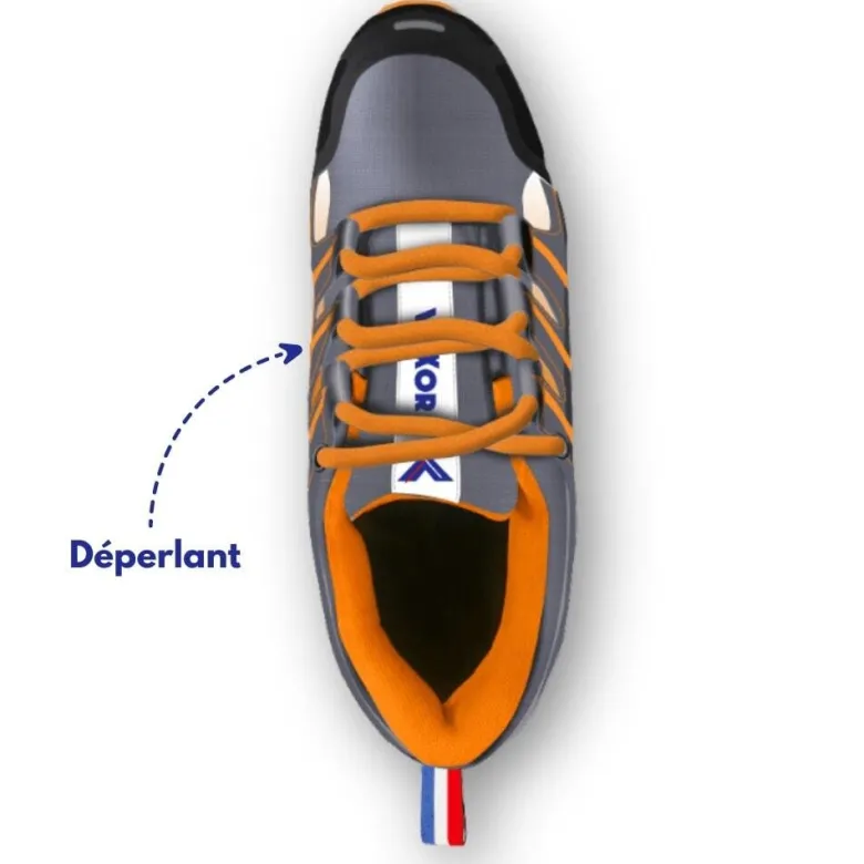 Chaussures de marche ultra-légères unisexe voxor go orange gris 42