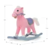 Cheval à bascule milly mally latek rose