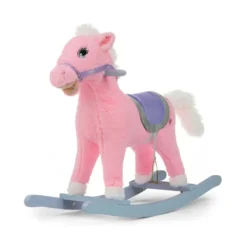 Cheval à bascule milly mally latek rose