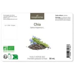 Chia - huile végétale bio 100ml