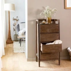 Chiffonnier en bois de manguier