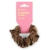 Chouchou pure soie certifiée Marron