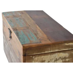Coffre bois marron - décoration