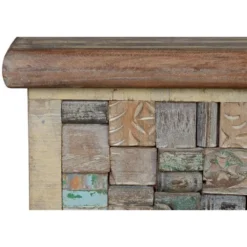 Coffre bois marron - décoration