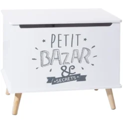 Coffre de rangement enfant petit bazar -