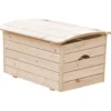 Coffre à jouets en bois pour enfants - 80 x 50 x h47 cm - timbela m034-1