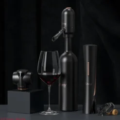 Coffret accessoires vin éléctrique