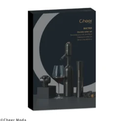 Coffret accessoires vin éléctrique