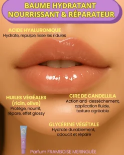 Coffret 2 baumes hydratants tranparent + rose - double crush #1
