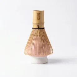 Coffret bol à matcha transparent & support à fouet tsuki - idée cadeau
