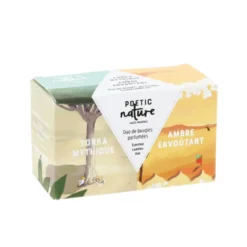 Coffret bougies Ambre et Tonka