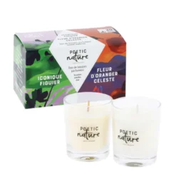 Coffret bougies Figue et Oranger
