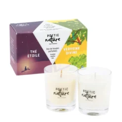Coffret bougies Thé et Verveine