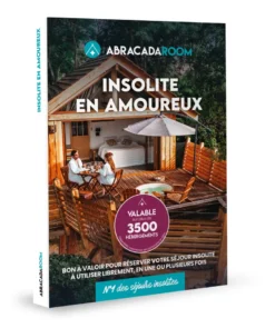 Coffret cadeau abracadaroom - insolite en amoureux