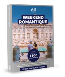Coffret cadeau all accor - weekend romantique