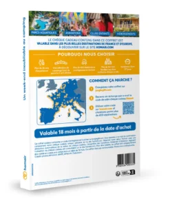 Coffret cadeau homair - une semaine exceptionnelle au camping