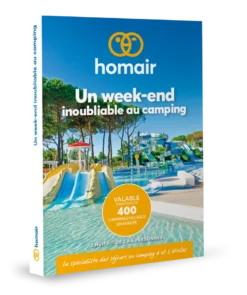 Coffret cadeau homair - un week-end inoubliable au camping