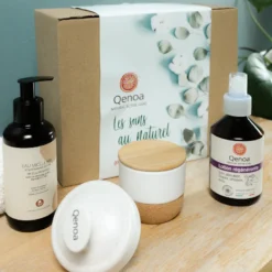 Coffret cadeau «l'éclat», routine de soins naturels, peaux mixtes et grasses