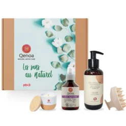 Coffret cadeau «l'éclat», routine de soins naturels, peaux mixtes et grasses