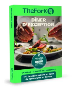 Coffret cadeau thefork - dîner d'exception