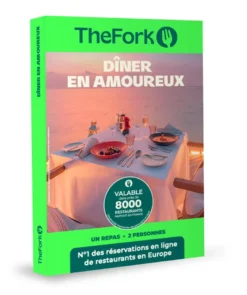 Coffret cadeau thefork - dîner en amoureux